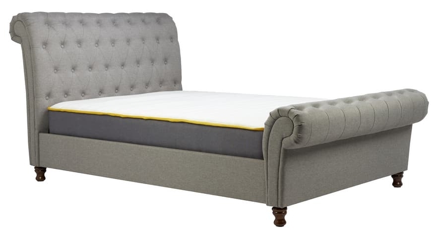 Product photograph of Birlea Castello Grey Fabric Bed from Choice Furniture Superstore.