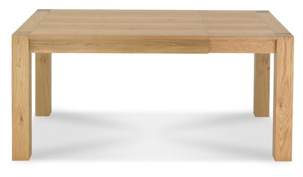 Product photograph of Bentley Designs Turin Light Oak Small End Extending Dining Table from Choice Furniture Superstore.