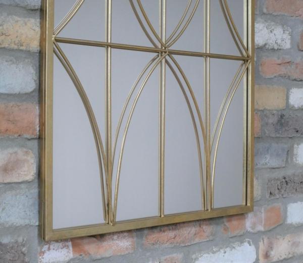 Product photograph of Arch Gold Mirror from Choice Furniture Superstore.