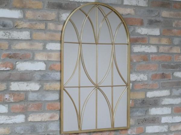 Product photograph of Arch Gold Mirror from Choice Furniture Superstore.