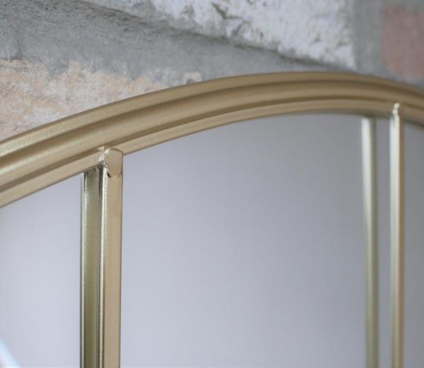 Product photograph of Arch Gold Metal Mirror from Choice Furniture Superstore.