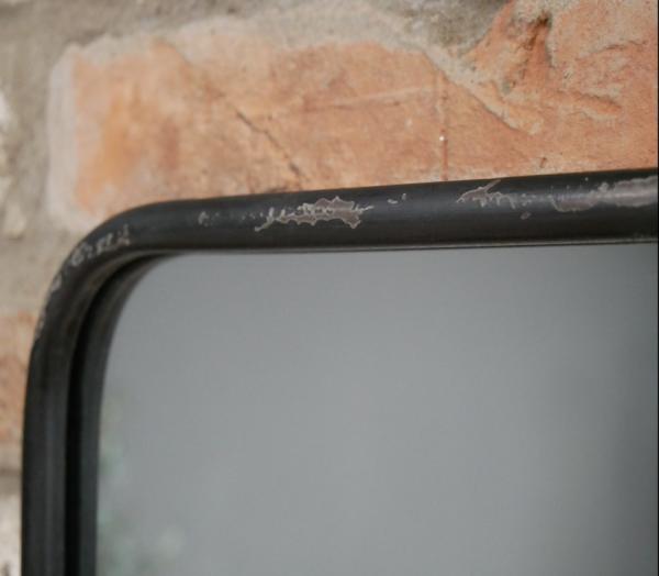 Product photograph of Industrial Black Metal Triple Mirror from Choice Furniture Superstore.