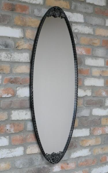 Product photograph of Black Ovel Mirror - Set Of 2 from Choice Furniture Superstore.