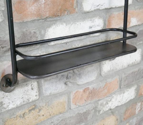 Product photograph of Metal Mirror With Shelf - 48cm X 62cm - Set Of 2 from Choice Furniture Superstore.