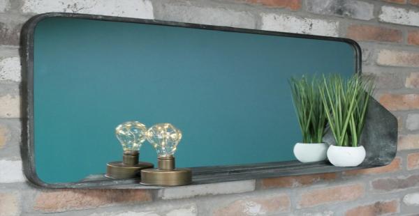 Product photograph of Mirror With Shelf - Set Of 2 from Choice Furniture Superstore.