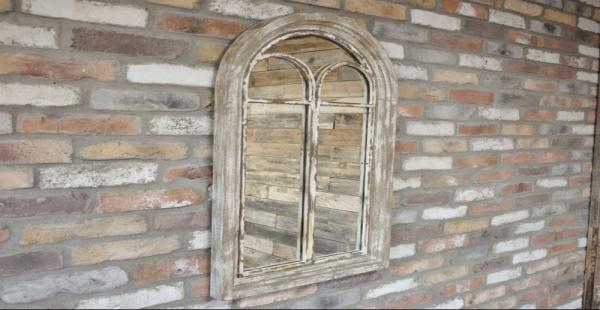 Product photograph of Rustic Arch Mirror - 4251 from Choice Furniture Superstore.
