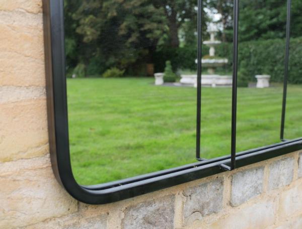 Product photograph of Metal Metal Garden Mirror from Choice Furniture Superstore.