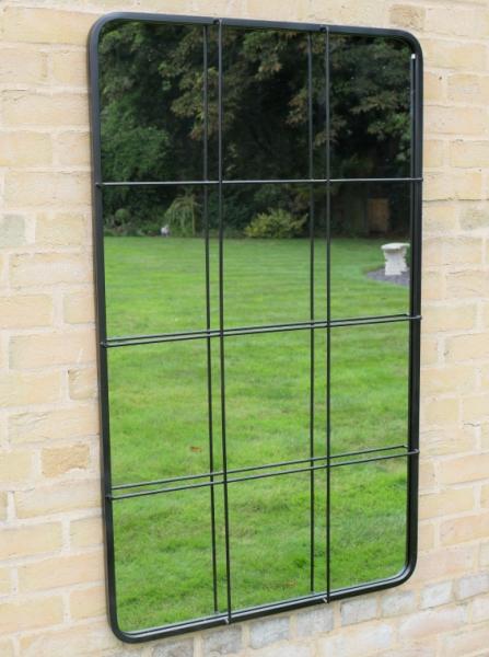 Product photograph of Metal Metal Garden Mirror from Choice Furniture Superstore.