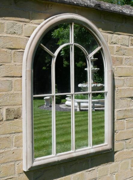 Product photograph of Garden Metal Arch Mirror - 7391 from Choice Furniture Superstore.