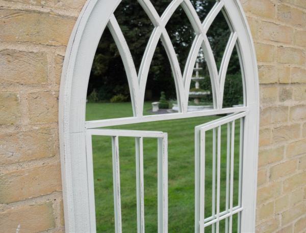 Product photograph of Garden Metal Arch Mirror - 7510 from Choice Furniture Superstore.