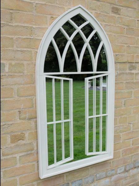 Product photograph of Garden Metal Arch Mirror - 7510 from Choice Furniture Superstore.
