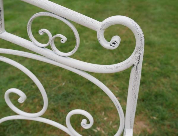 Product photograph of Antique Cream Bench from Choice Furniture Superstore.