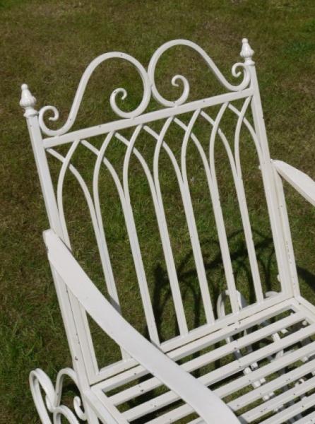 Product photograph of Antique Cream Rocking Chair from Choice Furniture Superstore.