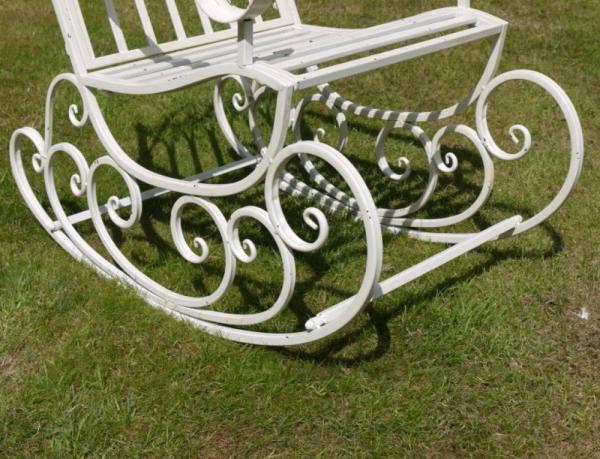 Product photograph of Antique Cream Rocking Chair from Choice Furniture Superstore.