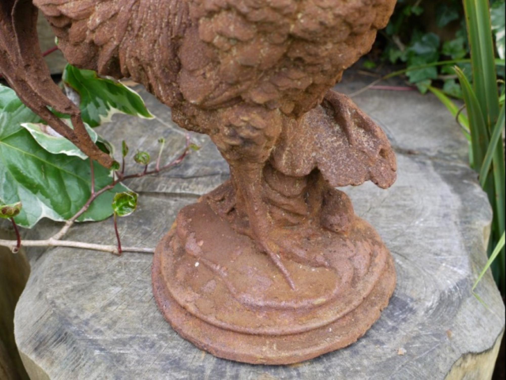 Product photograph of Rusty Small Cockerel from Choice Furniture Superstore.