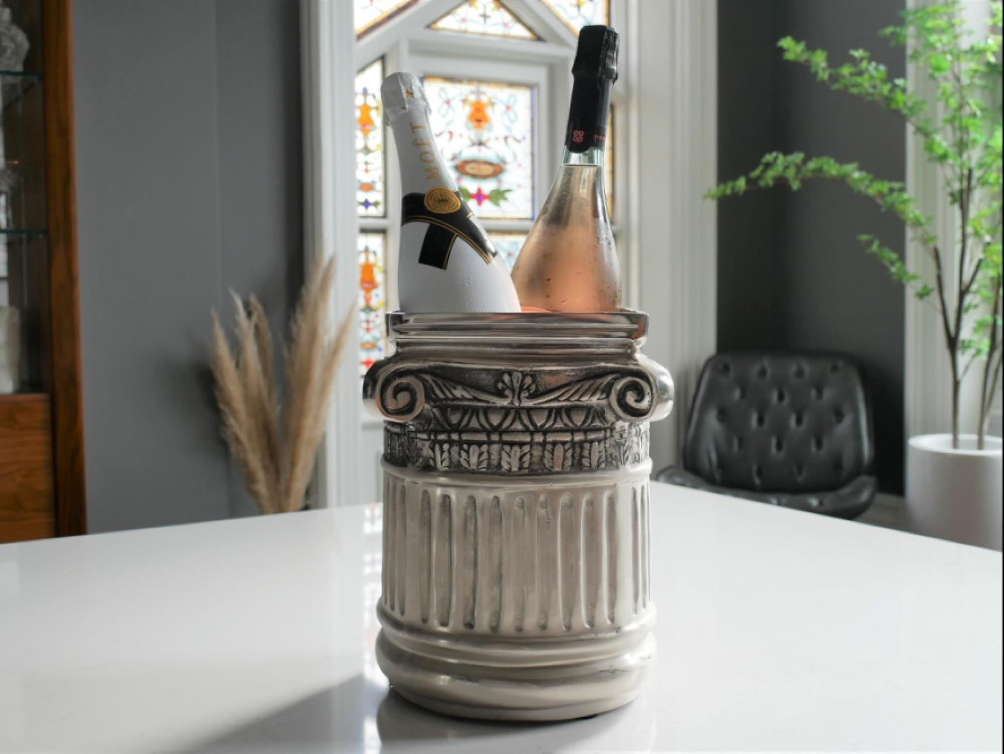 Product photograph of Column Ice Bucket Planter Set Of 2 from Choice Furniture Superstore.