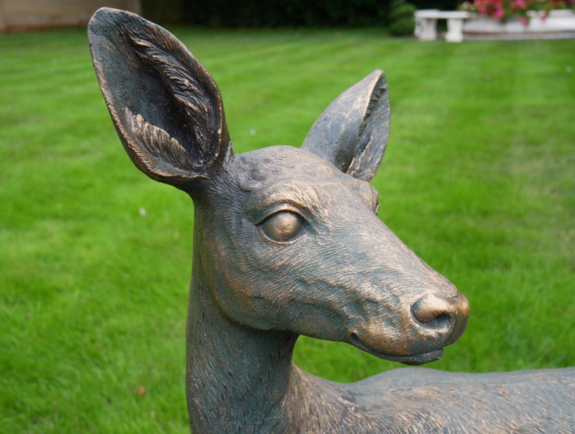 Product photograph of Deer Garden Ornament from Choice Furniture Superstore.