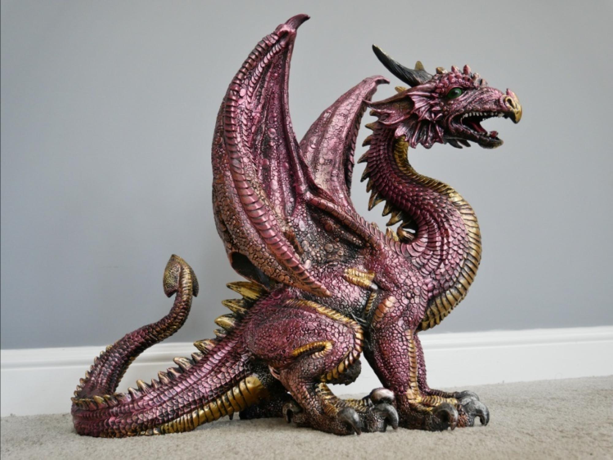 Product photograph of Dragon Statue from Choice Furniture Superstore.