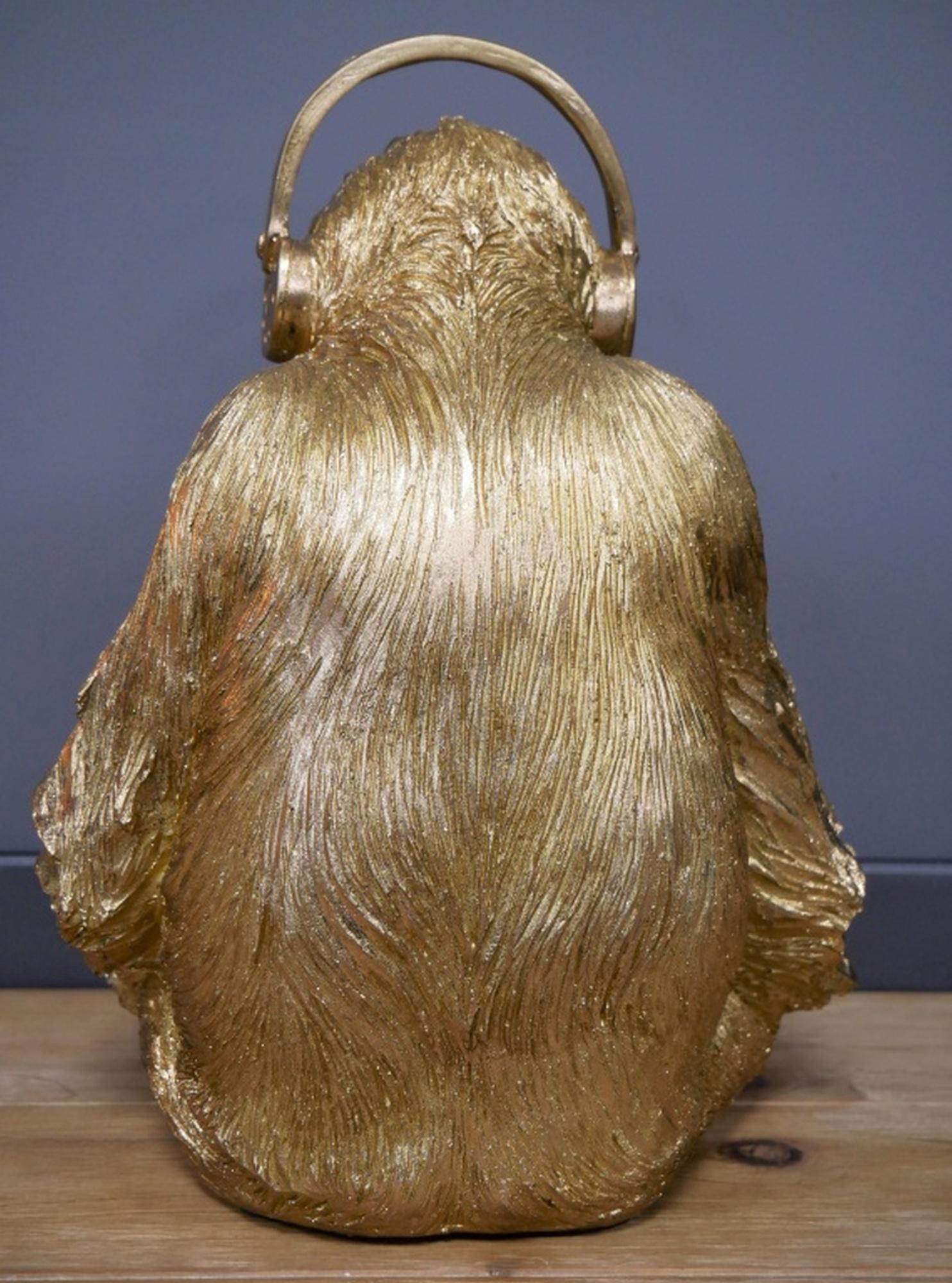 Product photograph of Gorilla With Headphones Set Of 2 from Choice Furniture Superstore.