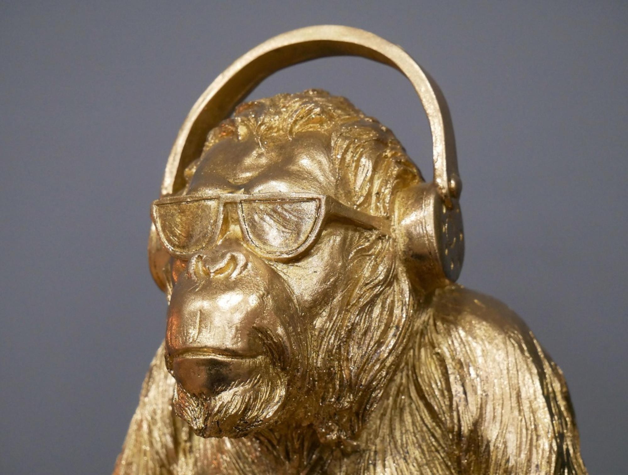 Product photograph of Gorilla With Headphones Set Of 2 from Choice Furniture Superstore.