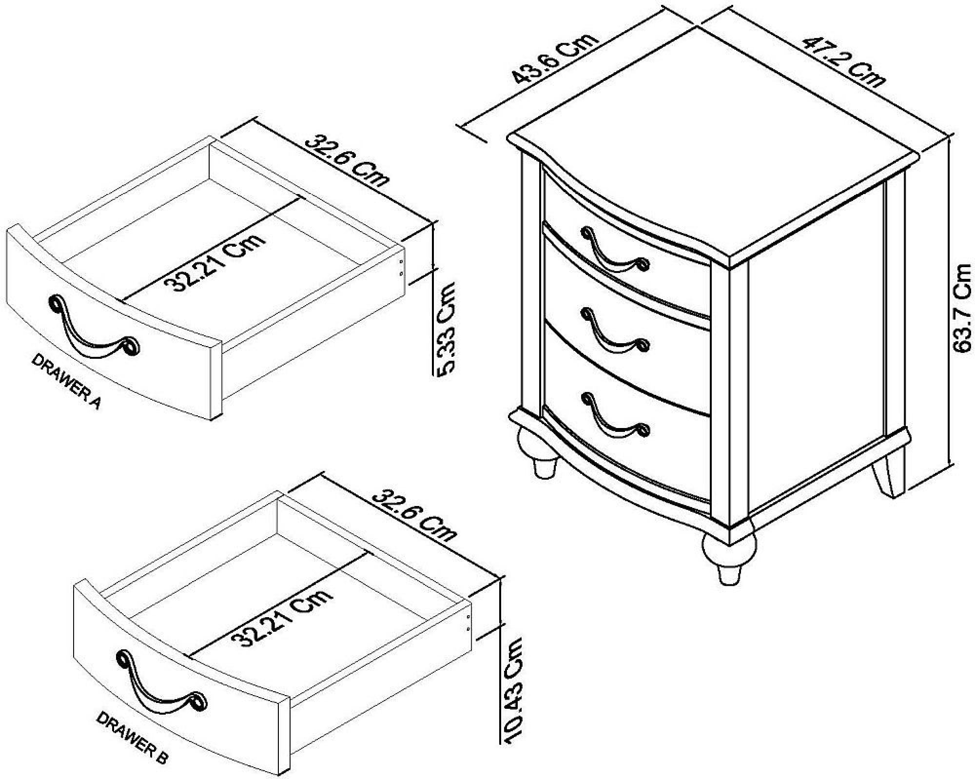 Product photograph of Bentley Designs Montreux Urban Grey 3 Drawer Bedside Cabinet from Choice Furniture Superstore.