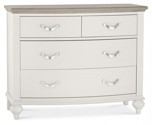 Product photograph of Bentley Designs Montreux Grey Washed Oak And Soft Grey 2 2 Drawer Chest from Choice Furniture Superstore.