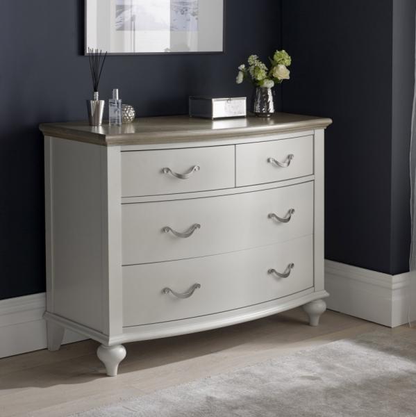 Product photograph of Bentley Designs Montreux Grey Washed Oak And Soft Grey 2 2 Drawer Chest from Choice Furniture Superstore.