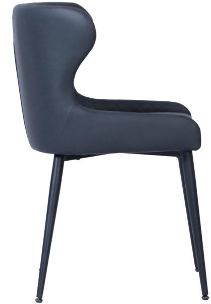 Product photograph of Olean Grey Faux Leather Dining Chair Sold In Pairs from Choice Furniture Superstore.