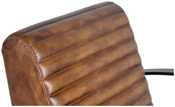 Product photograph of Anacoco Brown Leather Upholtered Armchair from Choice Furniture Superstore.