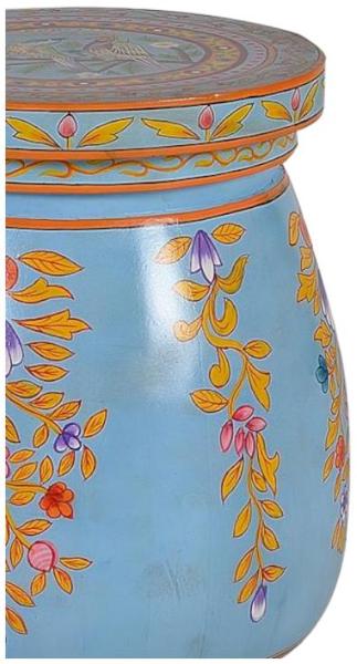 Product photograph of Tangzidong Hand Painted Stool from Choice Furniture Superstore.