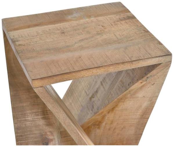 Product photograph of Umapine Solid Mango Wood Side Table from Choice Furniture Superstore.