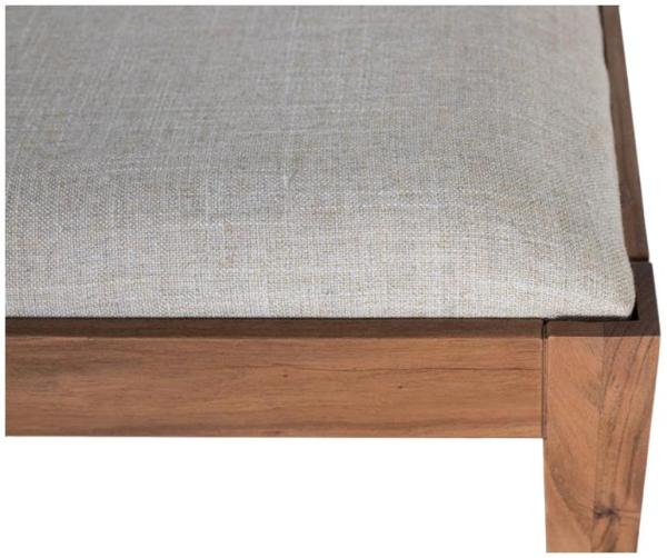 Product photograph of Randolph Solid Acacia Wood Fabric Bench from Choice Furniture Superstore.