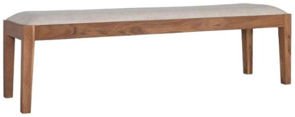 Product photograph of Randolph Solid Acacia Wood Fabric Bench from Choice Furniture Superstore.