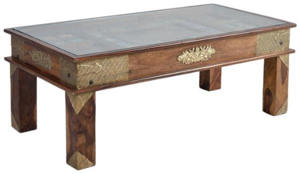 Product photograph of Trona Rosewood Glass Top Coffee Table from Choice Furniture Superstore.