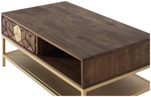 Product photograph of Royersford Mango Wood Coffee Table from Choice Furniture Superstore.