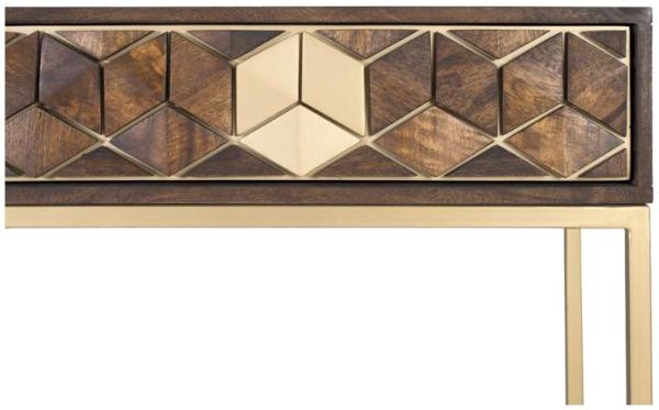 Product photograph of Royersford Mango Wood Console Table from Choice Furniture Superstore.