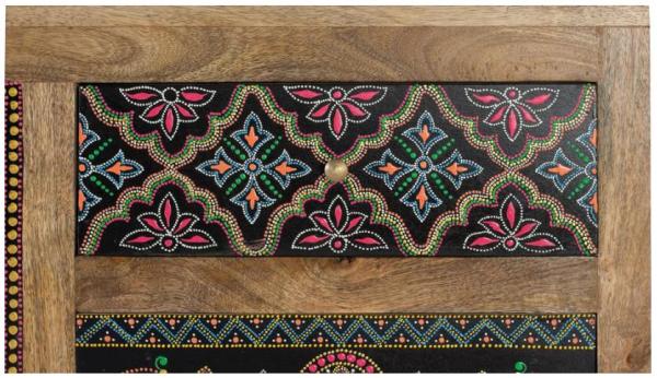 Product photograph of Pease Mango Wood 4 Drawer Hall Cabinet from Choice Furniture Superstore.