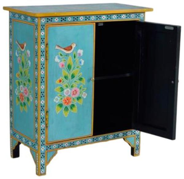 Product photograph of Peletier Hand-painted 2 Door Hall Cabinet from Choice Furniture Superstore.