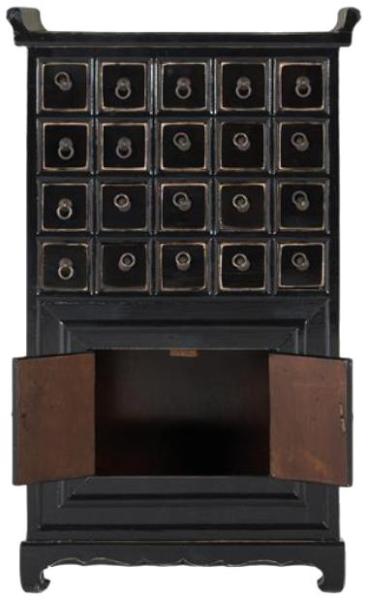 Product photograph of Quinlan Pine Wood 2 Door 20 Drawer Chest from Choice Furniture Superstore.