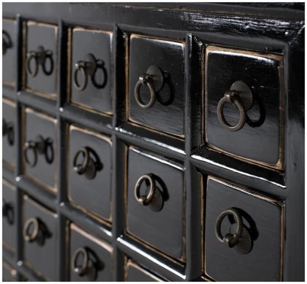 Product photograph of Quinlan Pine Wood 2 Door 20 Drawer Chest from Choice Furniture Superstore.