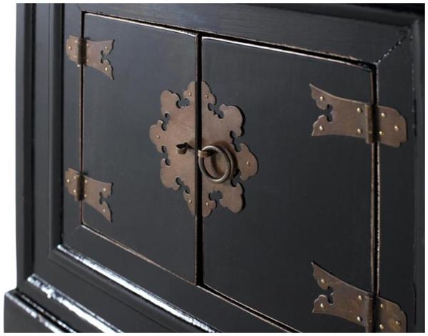 Product photograph of Quinlan Pine Wood 2 Door 20 Drawer Chest from Choice Furniture Superstore.