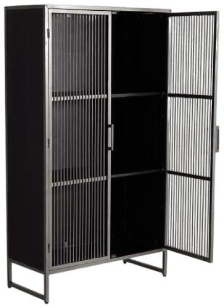 Product photograph of Rake Industrial Mango Wood Hall Cabinet from Choice Furniture Superstore.