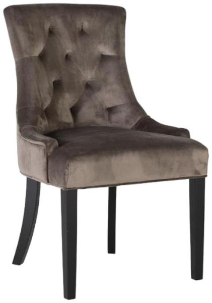 Product photograph of Firestone Charcoal Fabric Dining Chair Sold In Pairs from Choice Furniture Superstore.