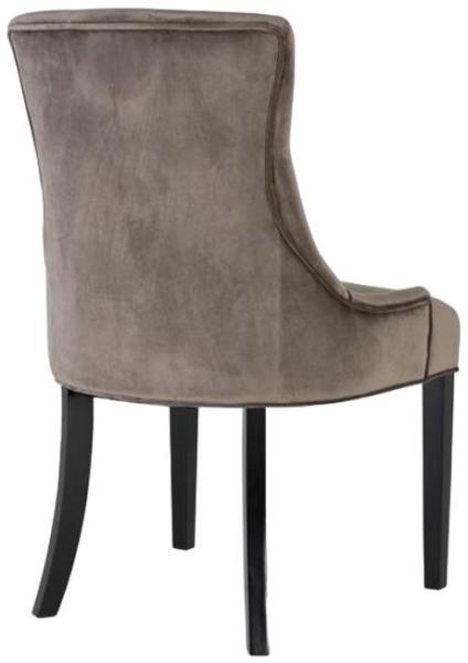 Product photograph of Firestone Charcoal Fabric Dining Chair Sold In Pairs from Choice Furniture Superstore.