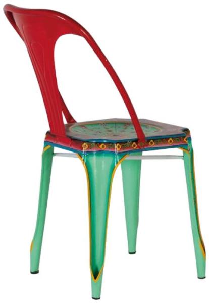 Product photograph of 2 X Flint Hand-painted Metal Dining Chair from Choice Furniture Superstore.