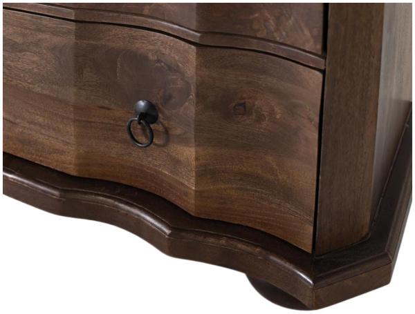 Product photograph of Niotaze Mango Wood Walnut 3 Drawer Chest from Choice Furniture Superstore.