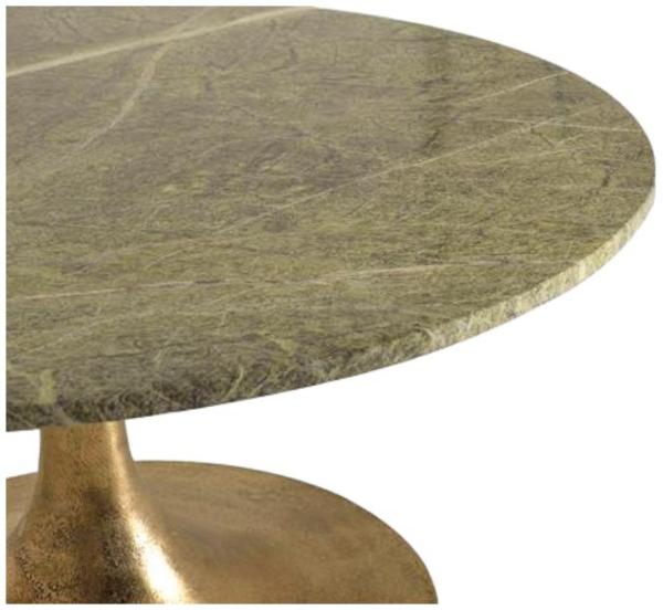 Product photograph of Beddgelert Marble Top And Metal Base Coffee Table from Choice Furniture Superstore.