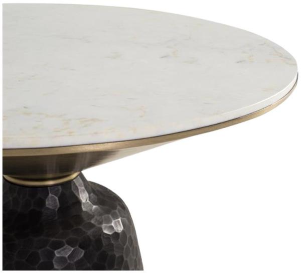 Product photograph of Cardiff White And Black Coffee Table from Choice Furniture Superstore.