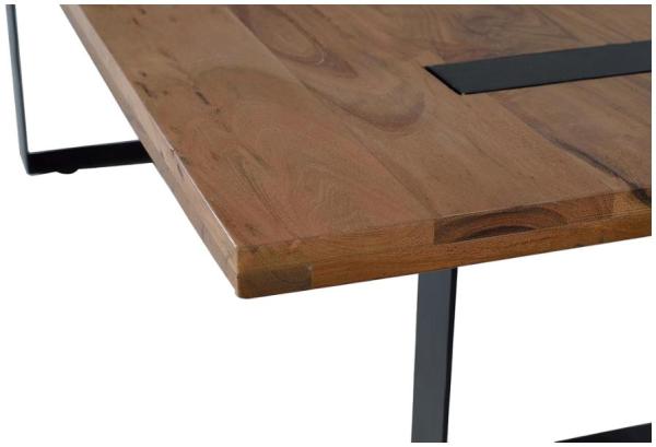 Product photograph of Caerleon Acacia Wood Coffee Table from Choice Furniture Superstore.