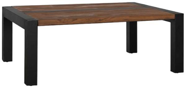 Product photograph of Harlech Structure And Solid Teak Wood Top Coffee Table from Choice Furniture Superstore.